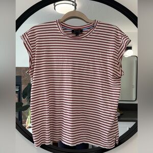 AYR Striped Boxy Tee - size small